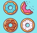 Coloring Book: Doughnuts